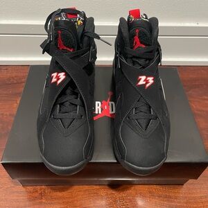 Jordan Black and Red Sneakers